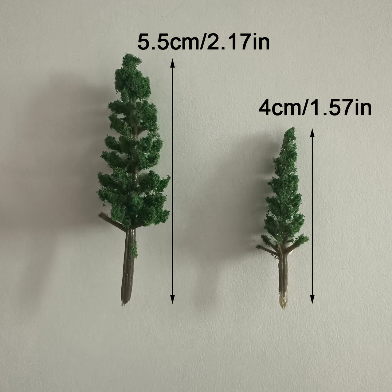 3pcs Realistic Pine Trees for Dollhouses and Sandbox Play