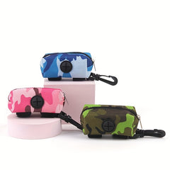 Camouflage Pet Waste Bag Dispenser for Outdoor Adventures