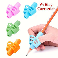 2pcs Two Finger Grips Silicone Writing Pen for Children