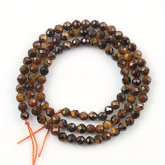 Faceted Stone Beads 2mm for DIY Jewelry Making 15'' 170pcs