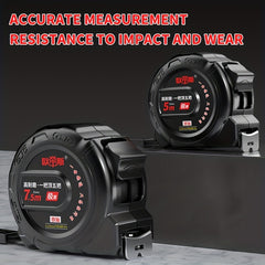 High Precision 10.1m Tape Measure Matte ABS Shell Metal Shaft