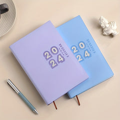 A5 365-Day Planner in Smooth Leather Notebook