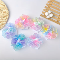 6 Pairs Rainbow Lace Dance Socks for Girls Kids