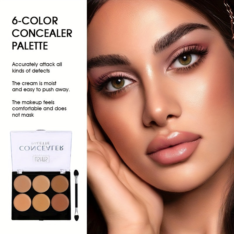 6 Color Correcting Concealer Cream Palette