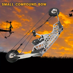 Mini Composite Bow Set Stainless Steel Decompression Toy