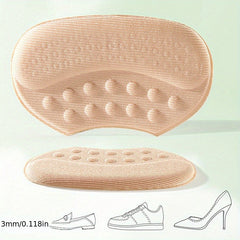 4D Heel Stickers Anti-drop High Heels Insoles Adjust Size Anti-slip Footwear