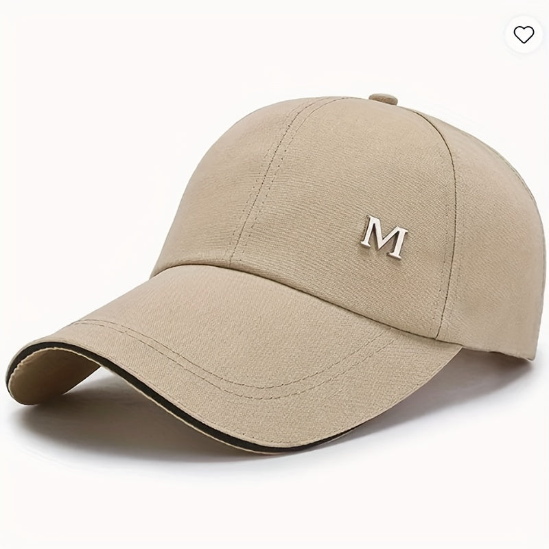 Decorative Baseball Cap Large Brim Peaked Cap Sun Hat
