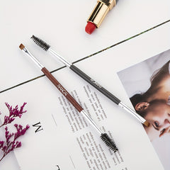1pc Eyebrow Brush & Spoolie - Thin Eyeliner Brush