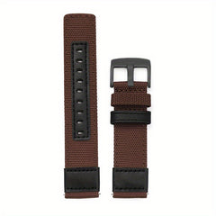 22mm Nylon Leather Watchband Sport Bracelet Quick Release Replacement Wristband