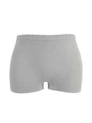 3pcs Soft Boyshort Panties Comfortable Intimates Women's Lingerie