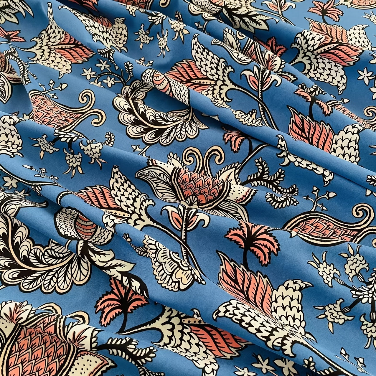 1 Yard 145cm Flower Pattern Fabric DIY Clothing Dress Quilt Set