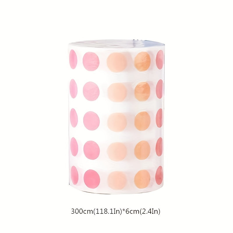 Light Salt Series Morandi Polka Dots Paper Tape Fresh Stickers