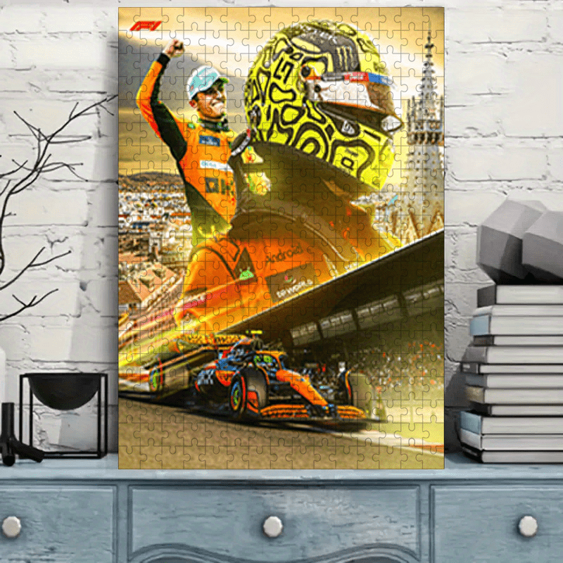 Formula 1 Puzzle 500 1000pcs - Vibrant Race Car Challenge