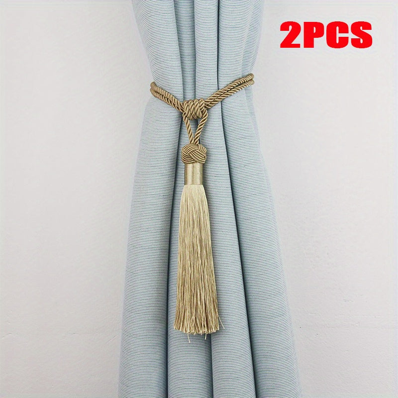 Decorative Curtain Tiebacks with Tassel for Home Decor