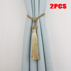 Decorative Curtain Tiebacks with Tassel for Home Decor