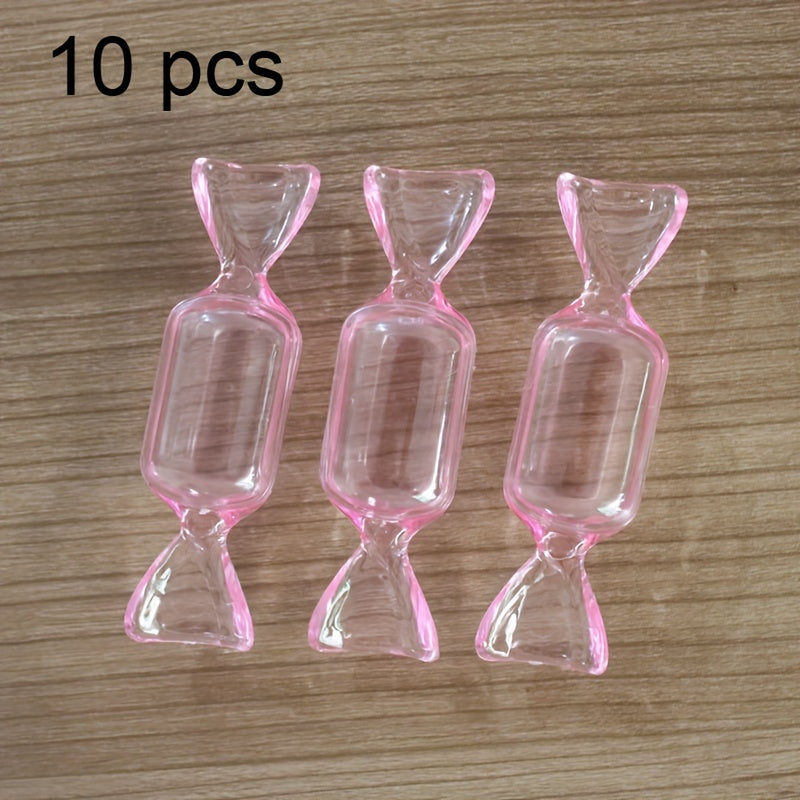 10pcs Mini Transparent Dustproof Plastic Storage Box for Jewelry