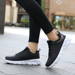 Women's Anti Slip Running Shoes Lace Up Outdoor Sneakers