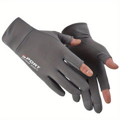 Summer Anti slip Cycling Gloves Thin Half Finger Gloves