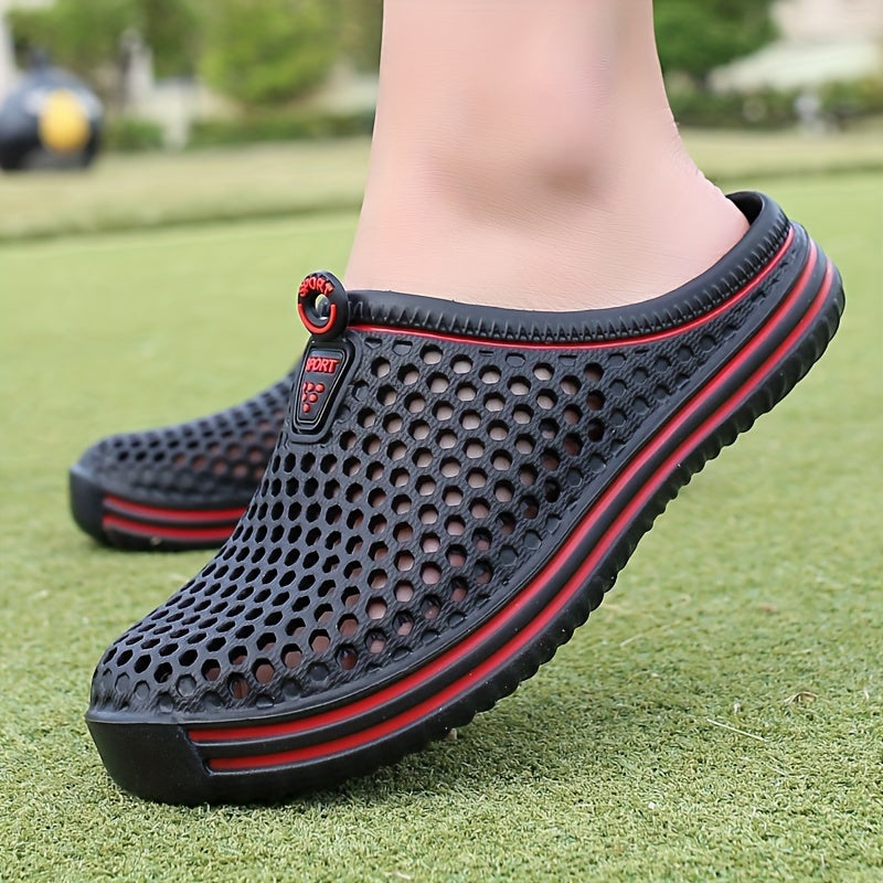 Women's Lightweight Solid Hole Shoes for Outdoor Comfort