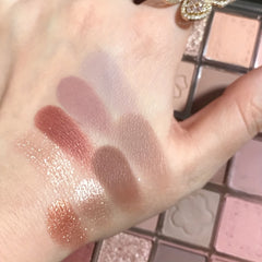 20-Color Eyeshadow Palette with Highlighter - Earth Tones for Contouring