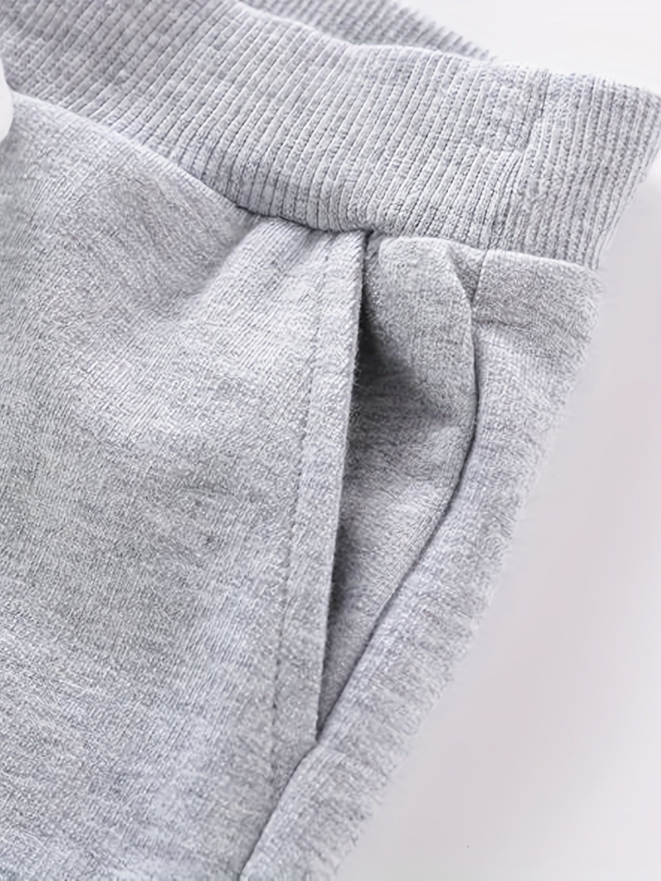 2pcs Boys Solid Elastic Waist Shorts Quick Drying Drawstring Beach Outdoor