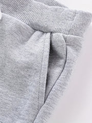 2pcs Boys Solid Elastic Waist Shorts Quick Drying Drawstring Beach Outdoor