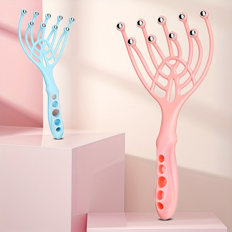 9-Claw Scalp Massager Handheld for Hair Care Stress Relief