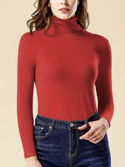 Women's Turtleneck Thermal Underwear Top