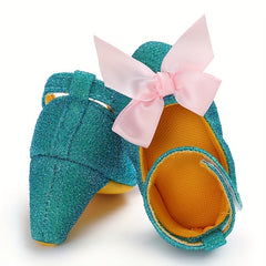 Baby Girl High Heel Shoes Soft Slip On Walking Shoes for Photo Party