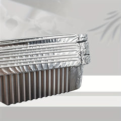 30pcs Aluminum Pans Disposable Foil Steam Table Deep Pans Tin Pans