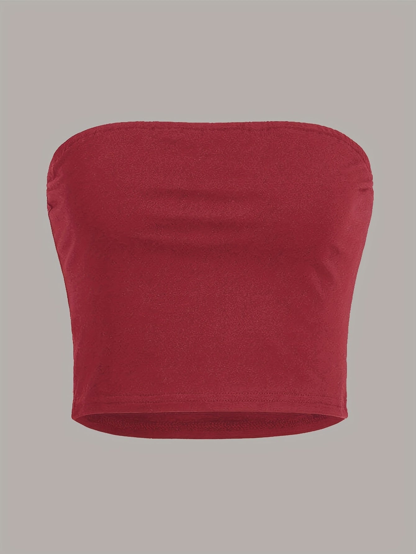3 Pack Solid Tube Top Sleeveless Summer Casual Women's Clothing