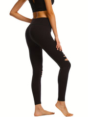 Women's Butt Lifting Ripped High Waist Yoga Pants