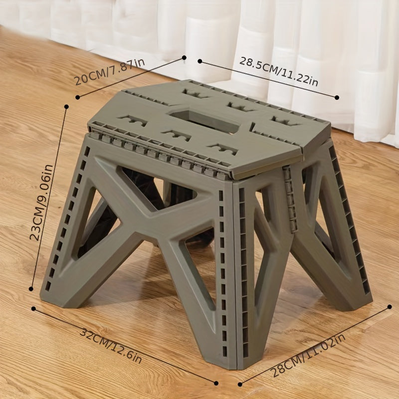 Portable Plastic Stool For Outdoor Fishing Camping