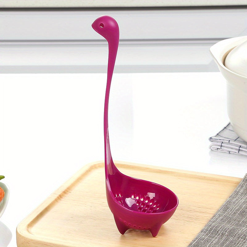 Dinosaur Tea Strainer Water Monster Spoon Colander Long Handled Kitchen Spoon