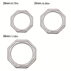 Titanium Key Ring Lightweight Keychain for Keys