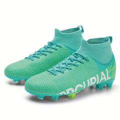 Men's Non Slip Soccer Shoes Outdoor Football Shoes Lightweight Breathable Cleats