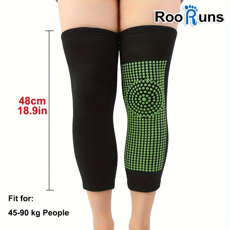 RooRuns Winter Warm Wormwood Knee Pads Leg Warmer for Men and Women