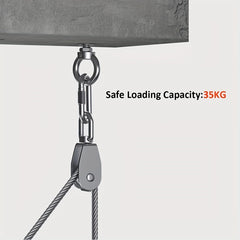 304 Stainless Steel M15 Single Pulley Block Wire Rope Pulley
