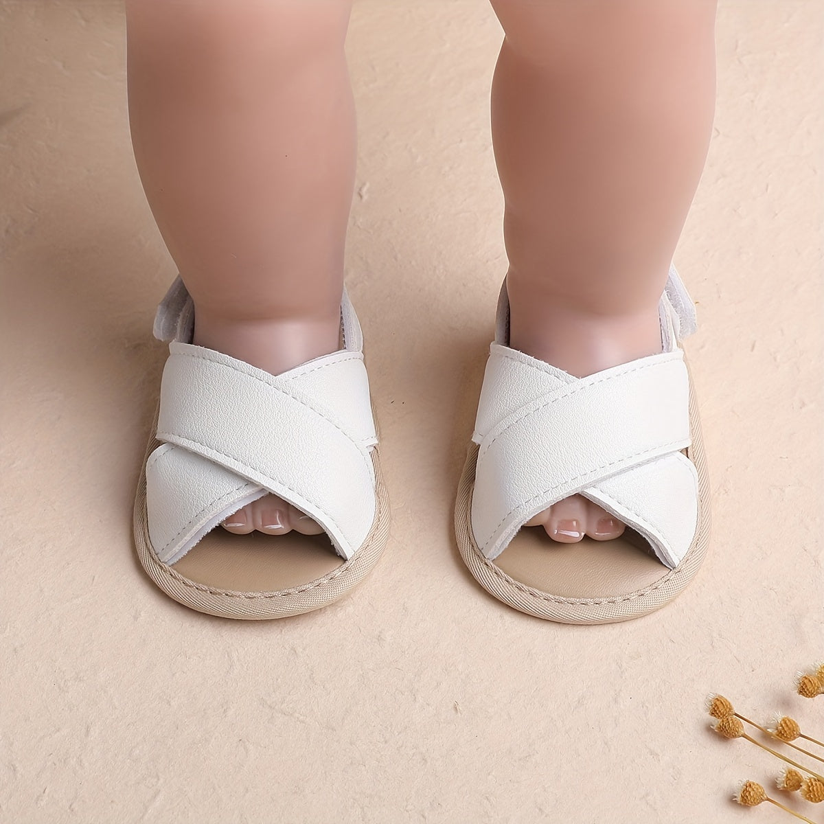Boys' Solid Open Toe Sandals Breathable Lightweight Anti Slip Sandals