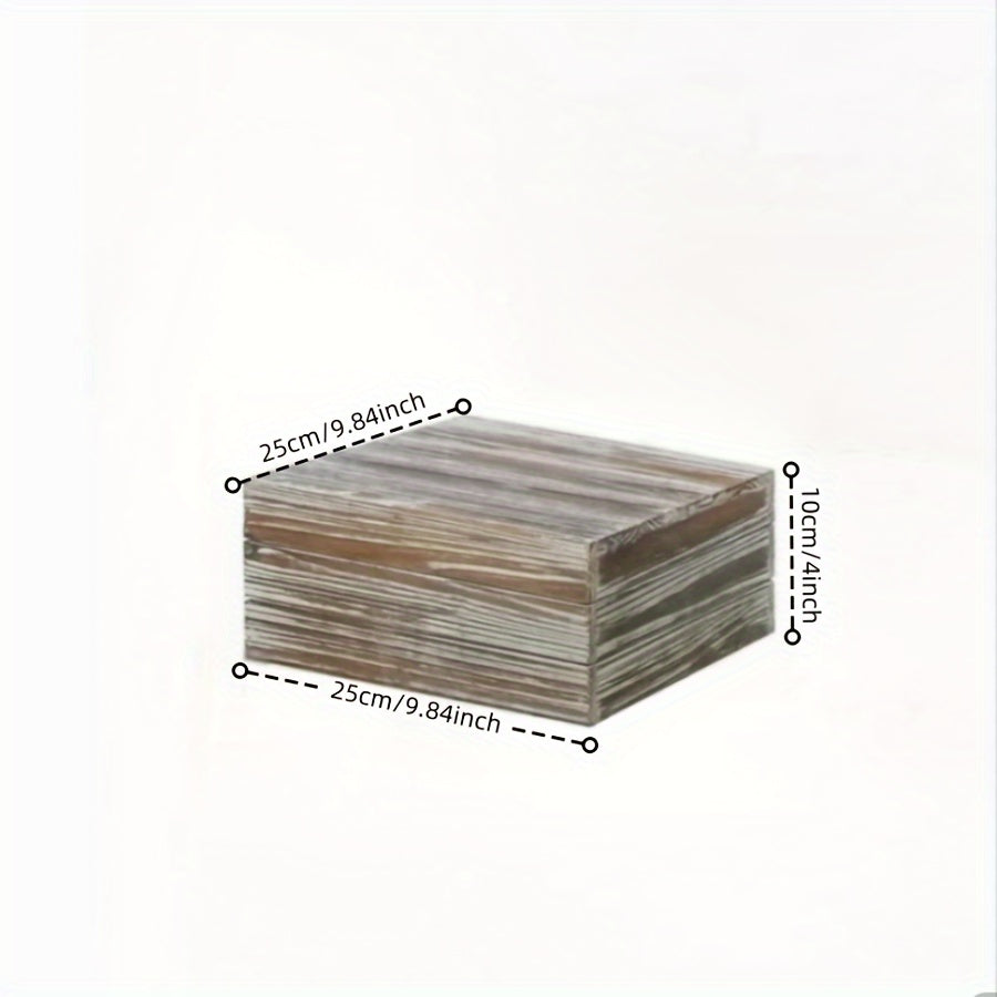 Wooden Style Wedding Cake Tray for Coffee Cake Drinks