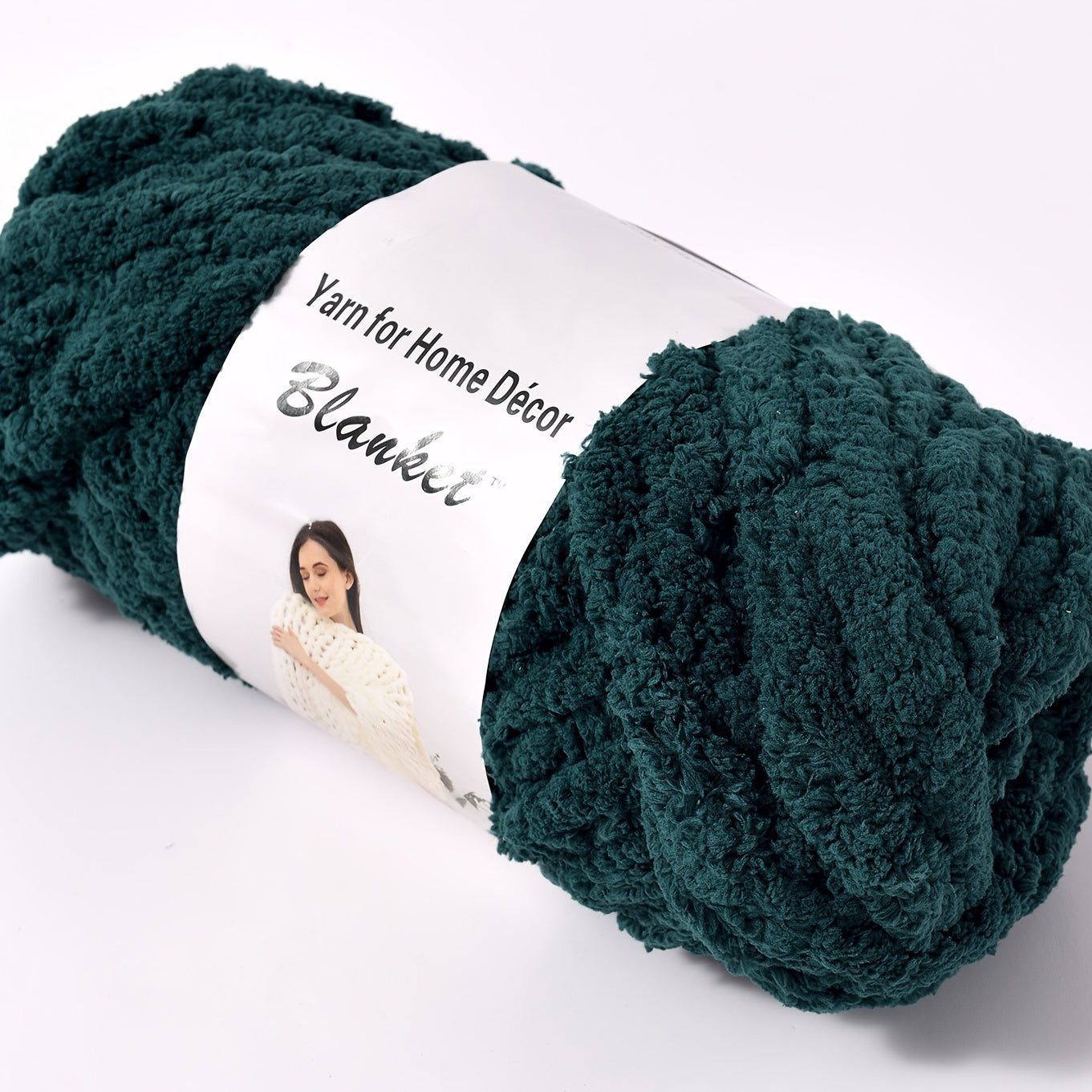 Chunky Chenille Yarn for Arm Knitting - DIY Home Decor - 250g