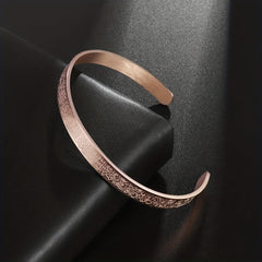 Ayatur Kursi Sleeve Bracelet Stainless Steel Hip Hop Style