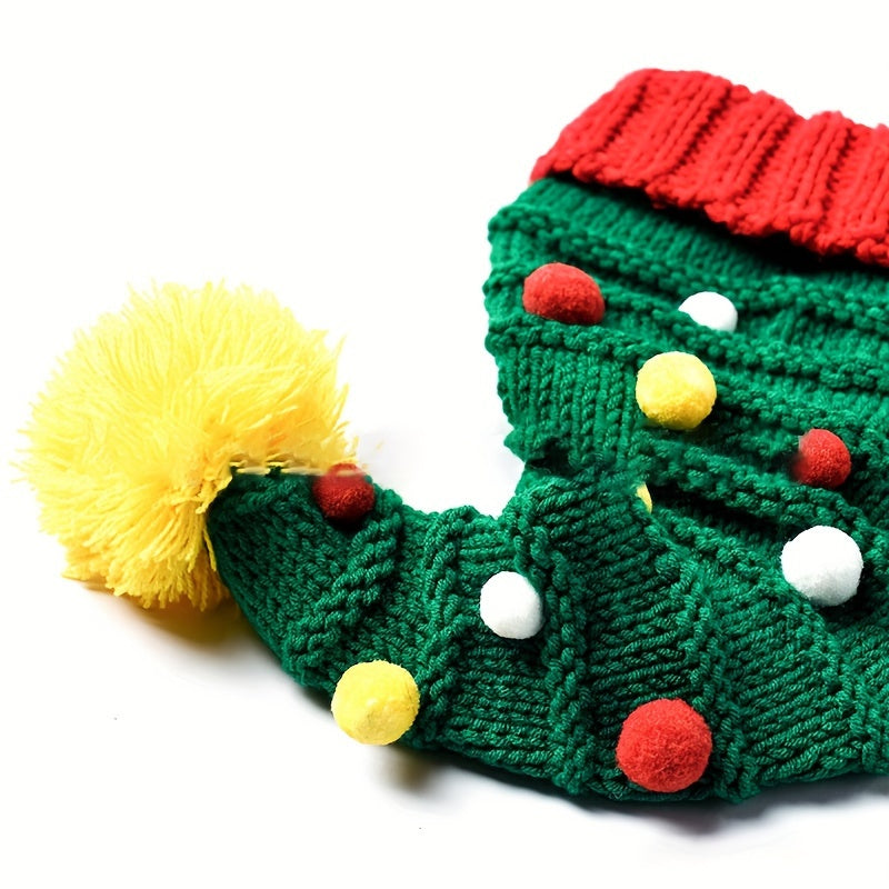 Men's Christmas Tree Pattern Knit Hat