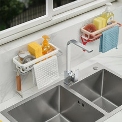 Telescopic Rag Rack Kitchen Storage Rack Wall-mounted Seasoning Rack