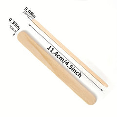 Craft Sticks Ice Cream Natural Wooden Popsicle 200 pcs