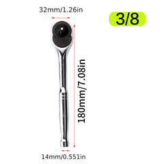 20 32 Cm Quick Ratchet Wrench Two Way Ratchet Socket Plate Handle Extension