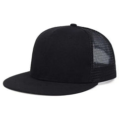 Men's Casual Mesh Flat Brim Cap