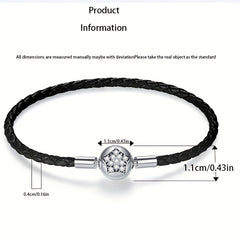 S925 Silver Star Charm Bracelet for Girls Family Friends Kids
