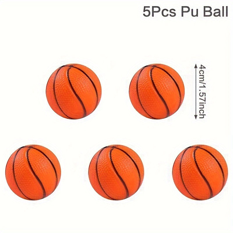 5pcs Outdoor Bounce Balls Cartoon Balls Basketball Football Toys