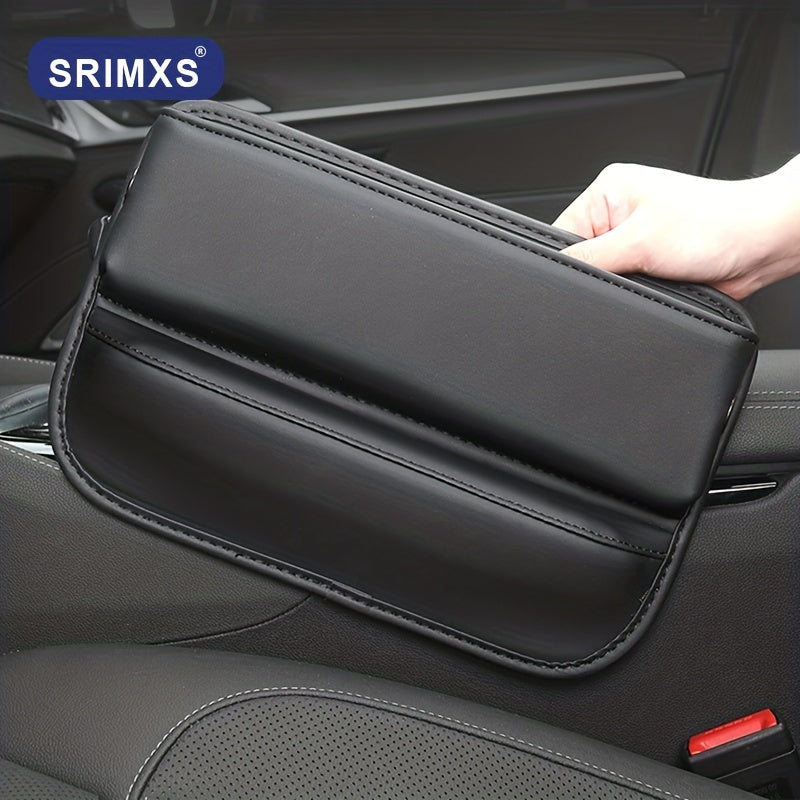 Car Seat Organizer PU Leather Seat Gap Storage Bag Car Interior Accessories